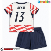 Otroške Nogometnih dresov Združene države Tim Ream #13 Domači SP 2026 Kratki rokavi (+ hlače)
